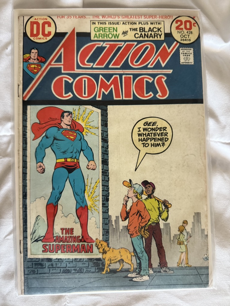 action comic superman