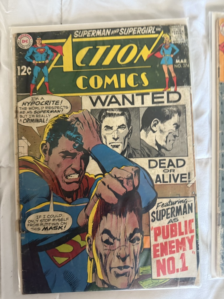 action comic superman
