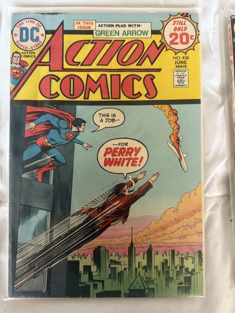 action comic superman