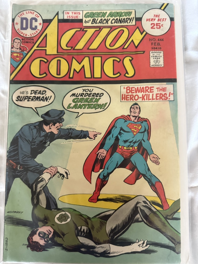 action comic superman