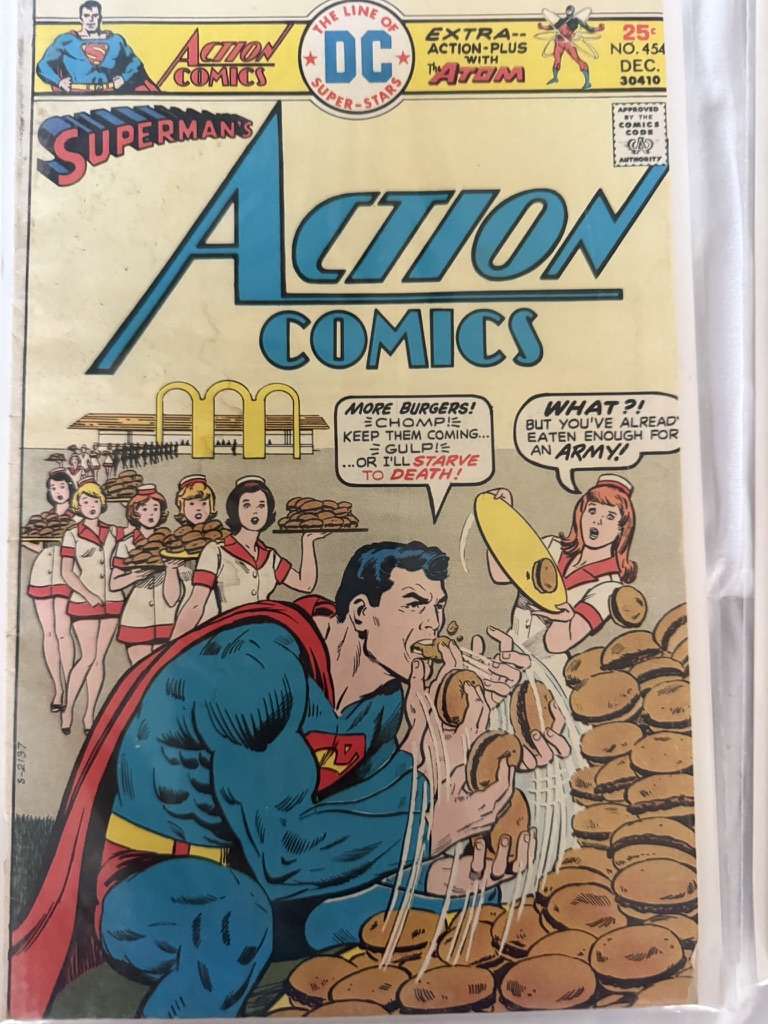 action comic superman