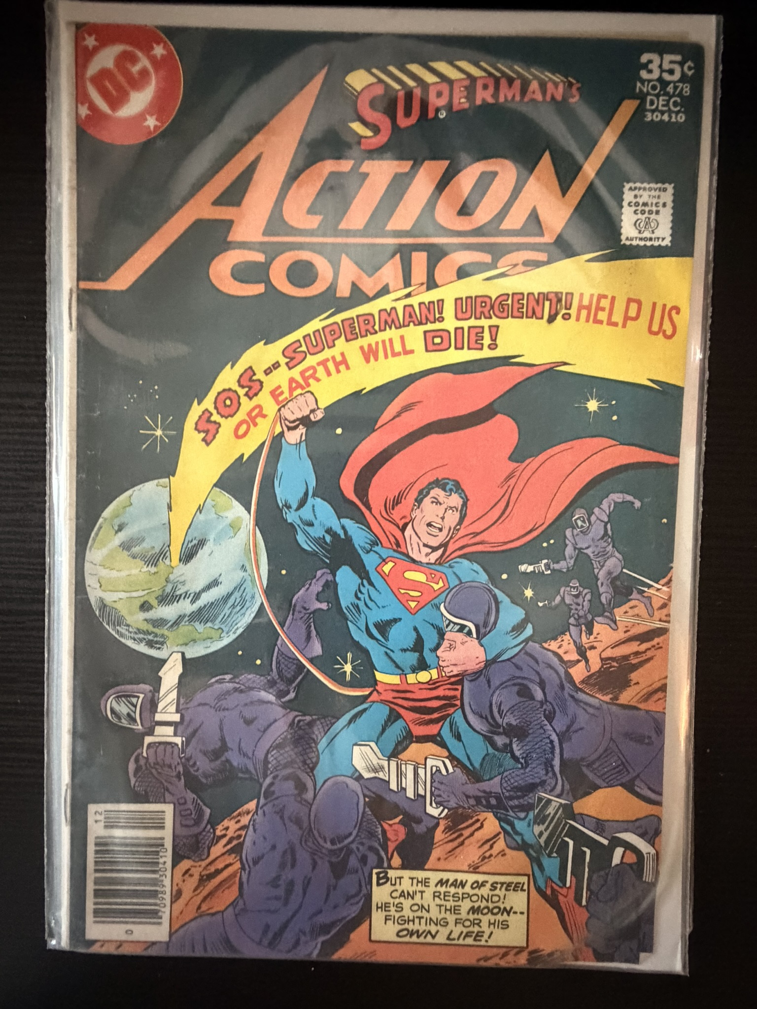 action comic superman
