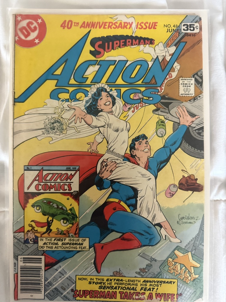 action comic superman