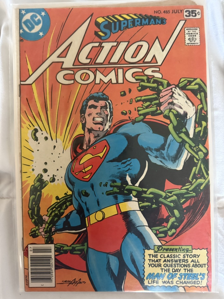action comic superman