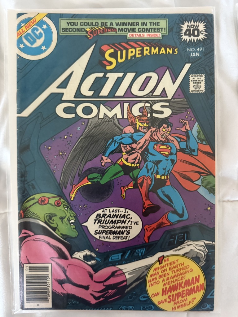 action comic superman